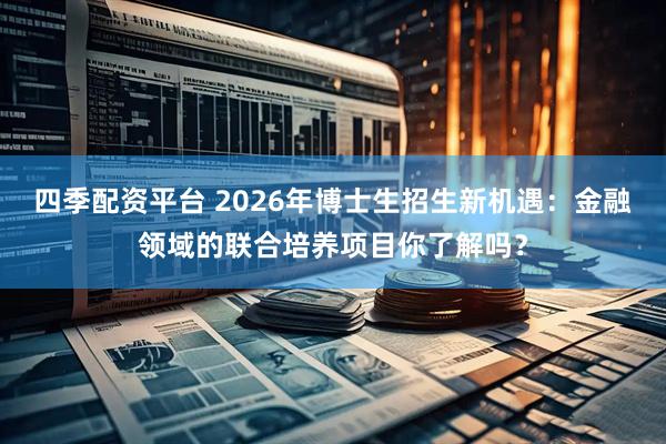 四季配资平台 2026年博士生招生新机遇：金融领域的联合培养项目你了解吗？